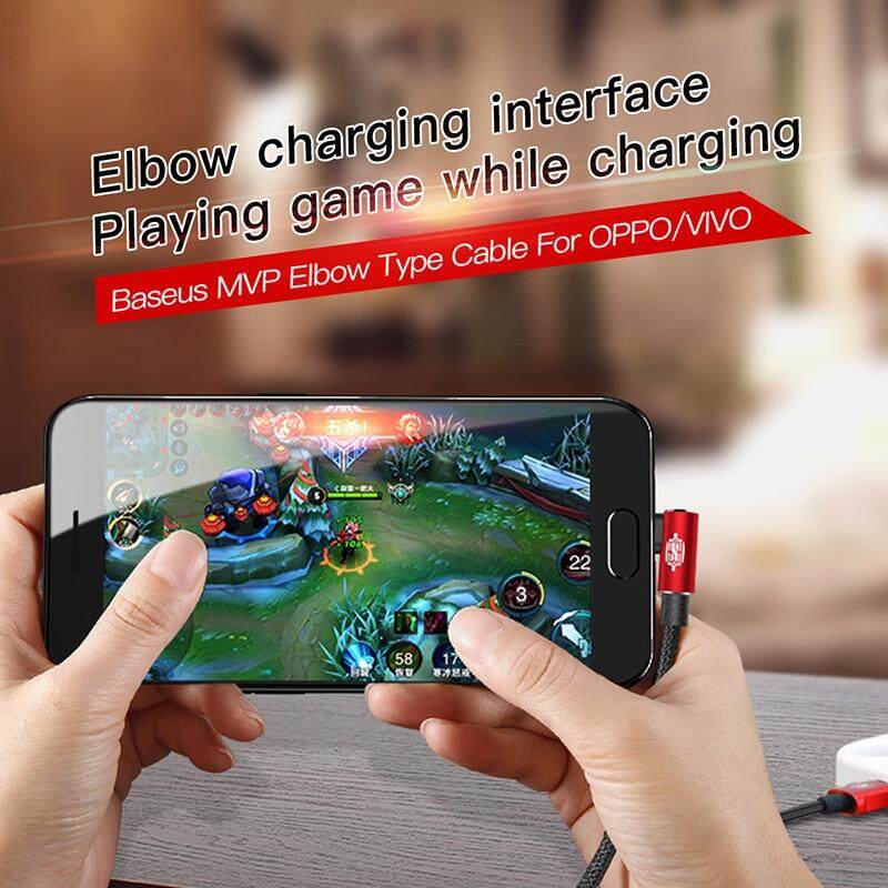 Baseus Cáp micro USB 1M / 2Meter 90 độ Cáp sạc nhanh Micpyb cho Samsung Xiaomi Android