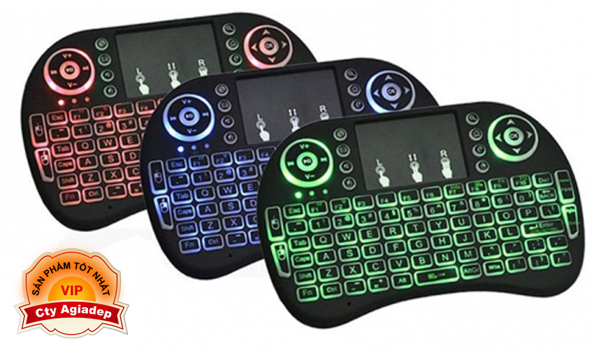 Chuột bay Bàn phím mini keyboard ADG-i8 (có màu sắc) pin sạc lithium