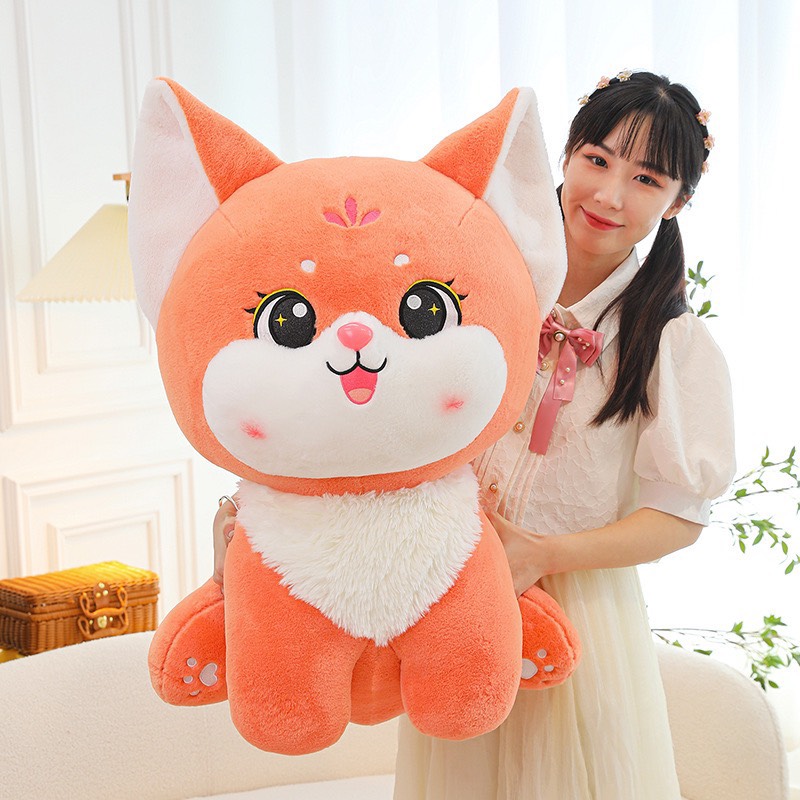Gấu Bông Cáo hồ ly cam , Cáo Mặt Hồng hàng nhập khẩu .