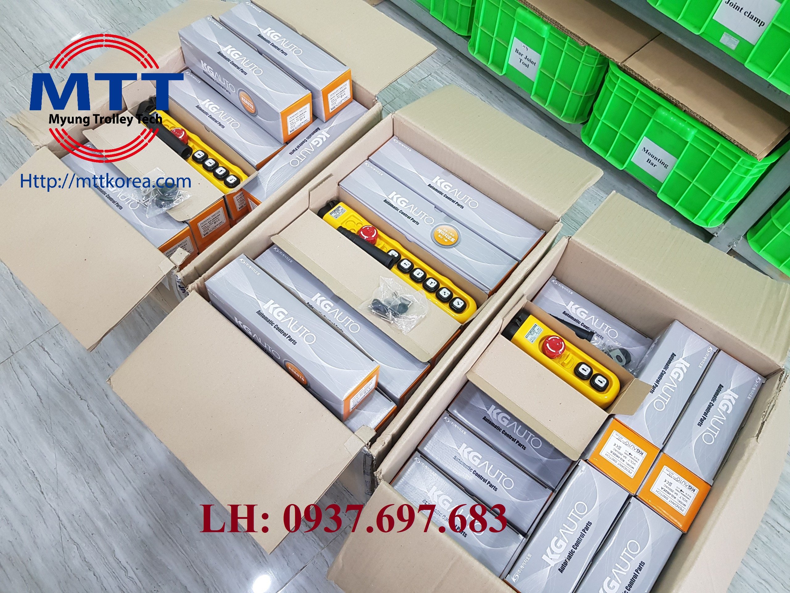 [HCM] Tay bấm điều khiển 4 nút  KG-L04AA(K) cho tời điện palang