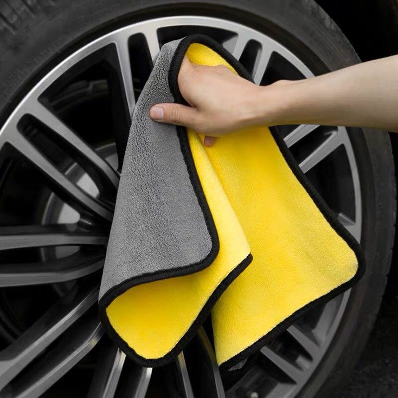 Khăn lau xe 2 lớp chuyên dụng Microfiber 30x30cm