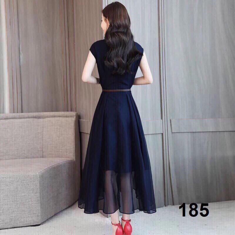 ĐẦM VOAN THANH LỊCH KÈM THẮT LƯNG