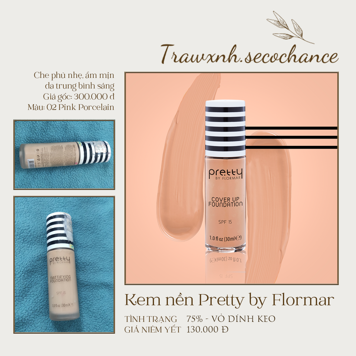 (THANH LÝ) KEM NỀN HIGHEND - AUTH GIÁ RẺ
