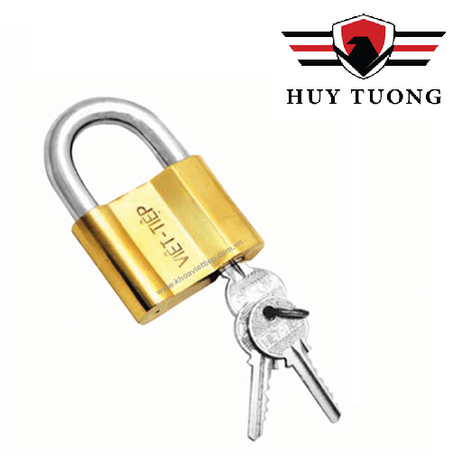 Ổ khoá Việt Tiệp loại trung 73 x 48 ống phi 8mm ( khoá chìa )