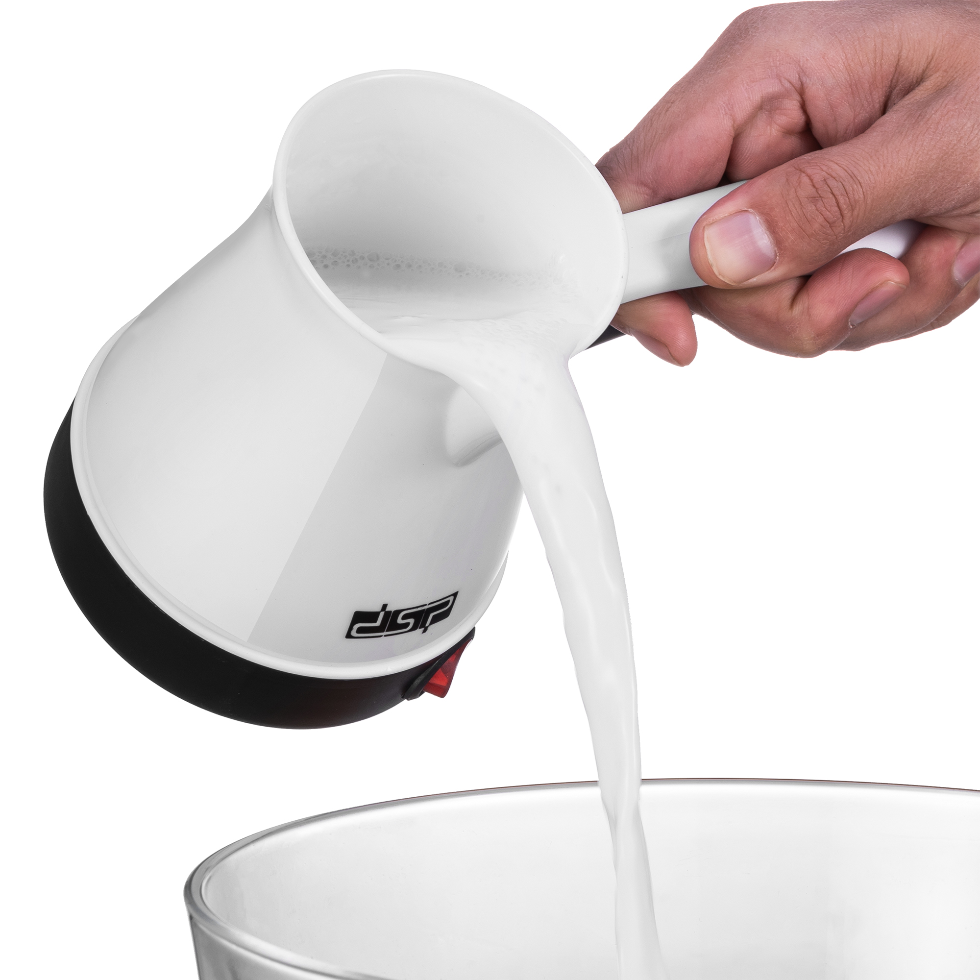Máy pha cà phê Thổ Nhĩ Kỳ 220V 350ml Máy pha cà phê điện cầm tay Máy pha cà phê Espresso Máy pha cà phê sữa Cezve Ibrik EU Plug