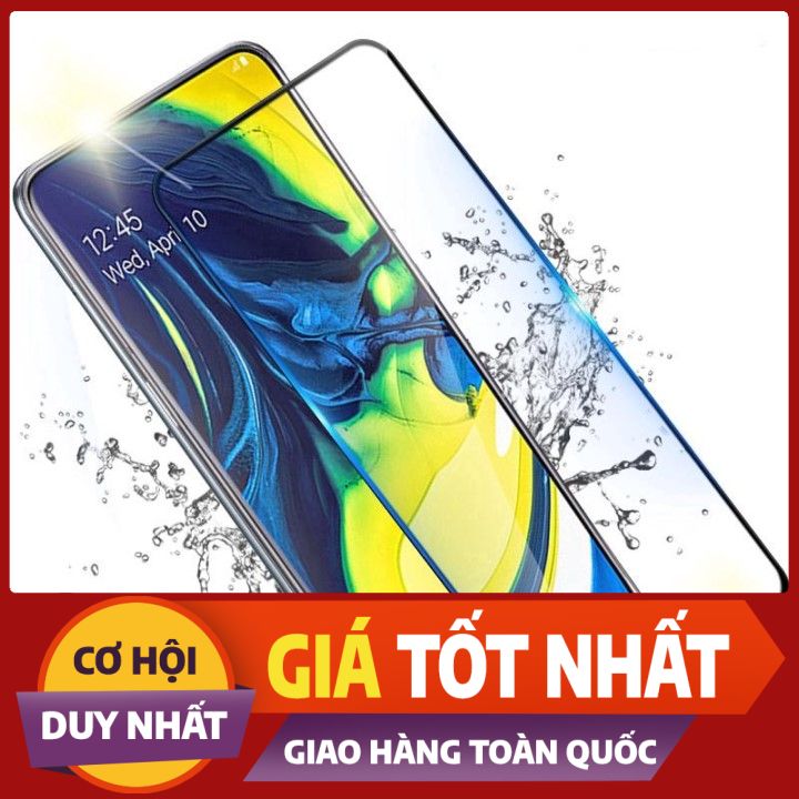 Miếng Dán Màn Hình Điện Thoại Samsung A80 Full Screen 21D - Chống Trầy, Chống Sốc, Mr.Anh Store