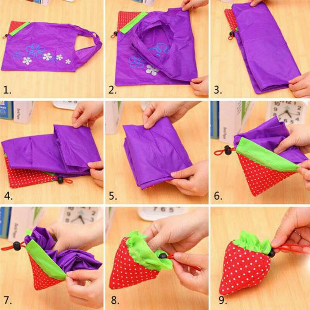 Túi Gấp Gọn Thành Quả Dâu