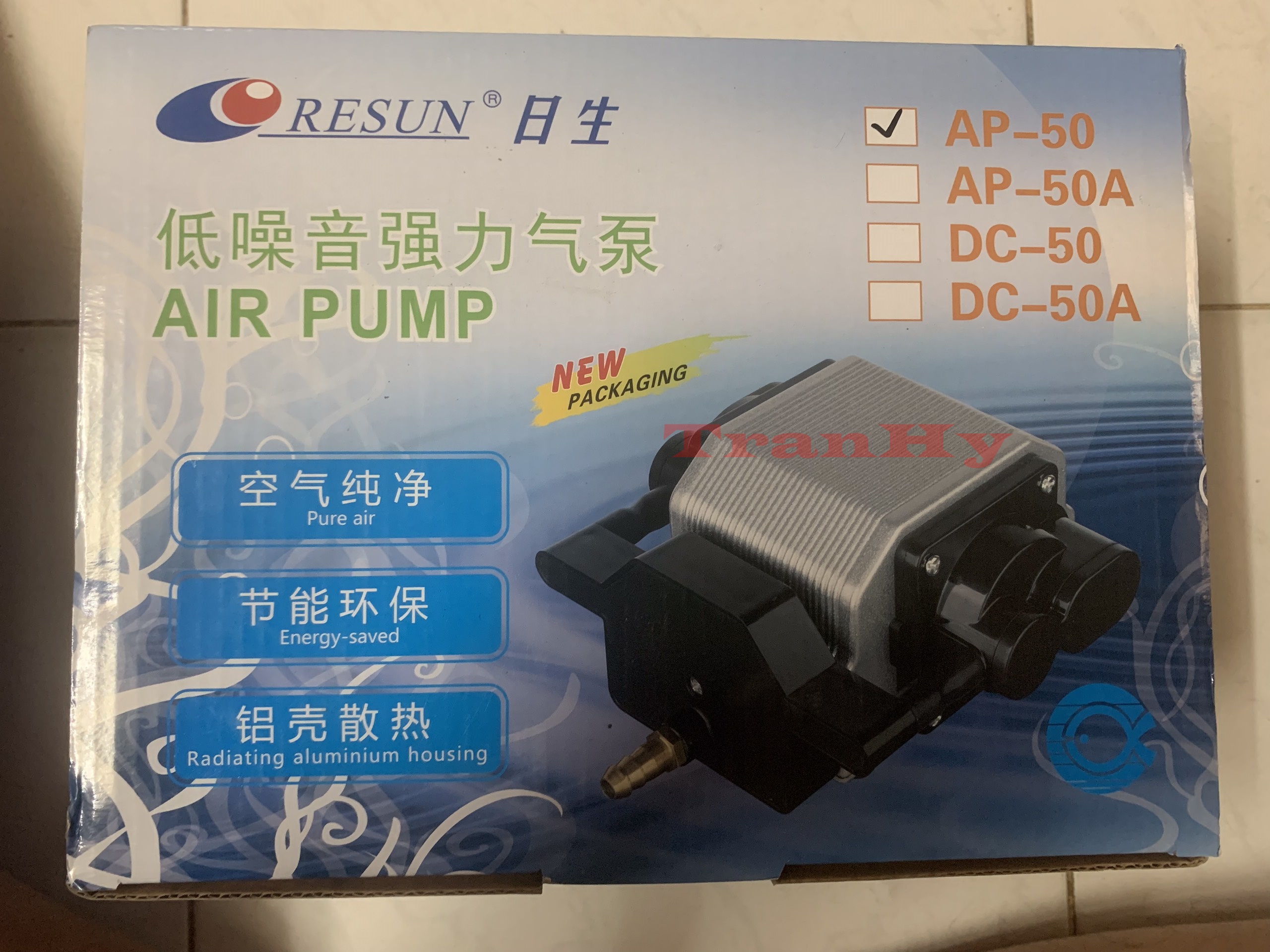Máy Sủi Oxy Siêu Êm Resun AP-50 25W
