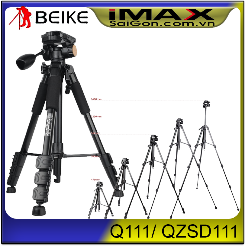 Chân máy ảnh Tripod Beike Q-111 + Remote cho máy ảnh
