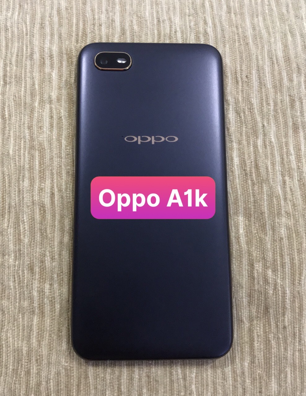 Bộ vỏ Oppo A1K Zin-kèm phím. kính camera