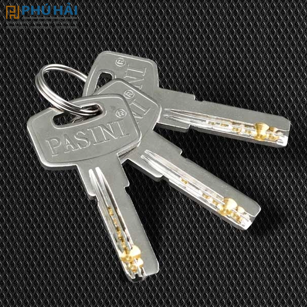 Khóa tròn Pasini 5890 Đen Vàng (cò ngắn)