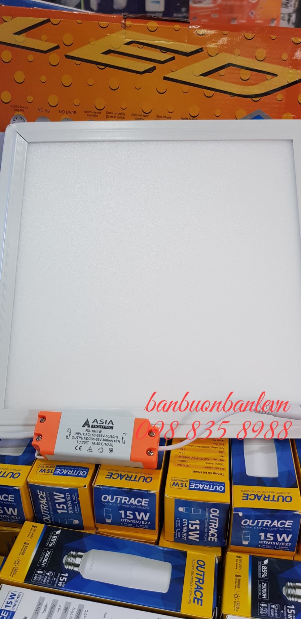 Đèn led panel tấm 30x30 -24w Asia