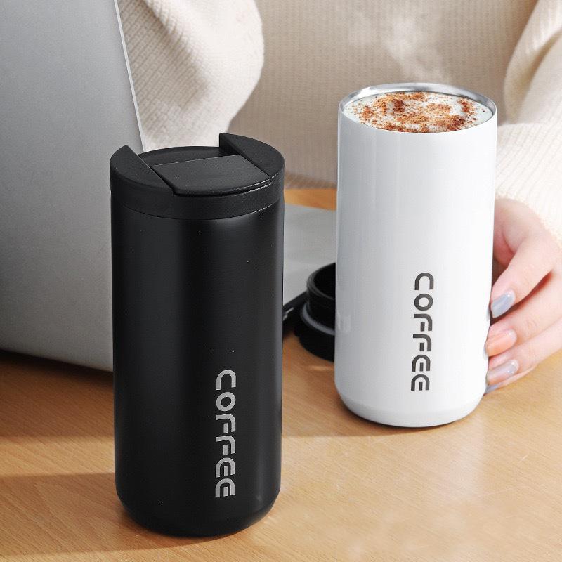 BÌNH NƯỚC GIỮ NHIỆT INOX COFFEE 02 LỚP_BÌNH UỐNG CÀ PHÊ 550ml NHIỀU MÀU_Bình nóng lạnh Bình đựng nước bình giữ nhiệt bình nước đẹp bình nước học sinh bình nước dễ thương binh nuo