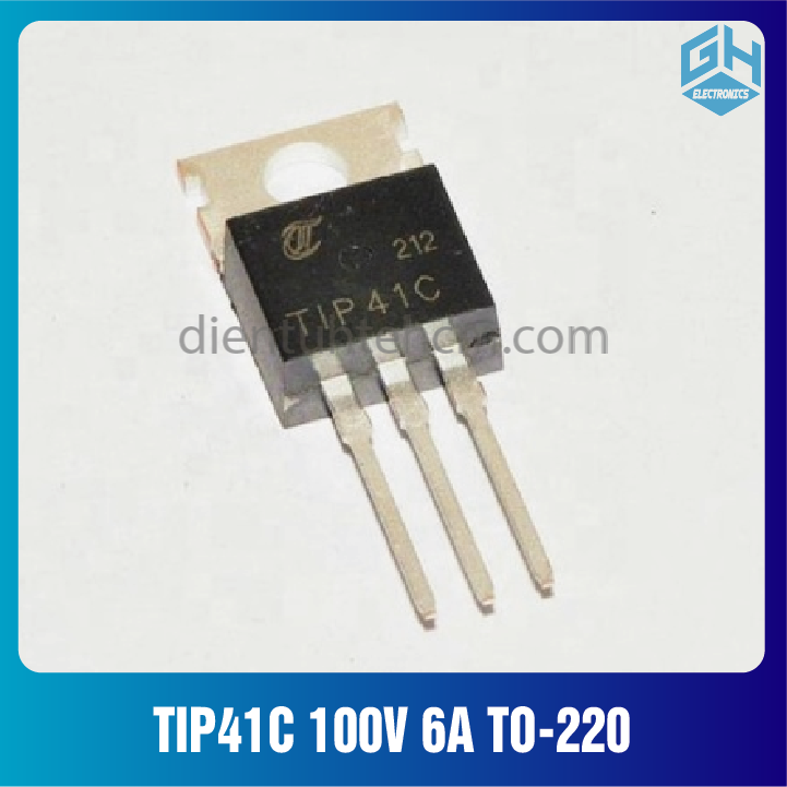 Combo 4 con Transistor công suất NPN TIP41C 100V 6A TO-220