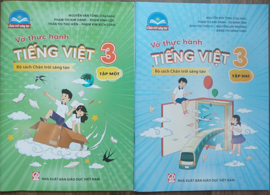 Sách - Vở thực hành Tiếng Việt 3 - tập 1 (Bộ sách Chân trời sáng tạo)