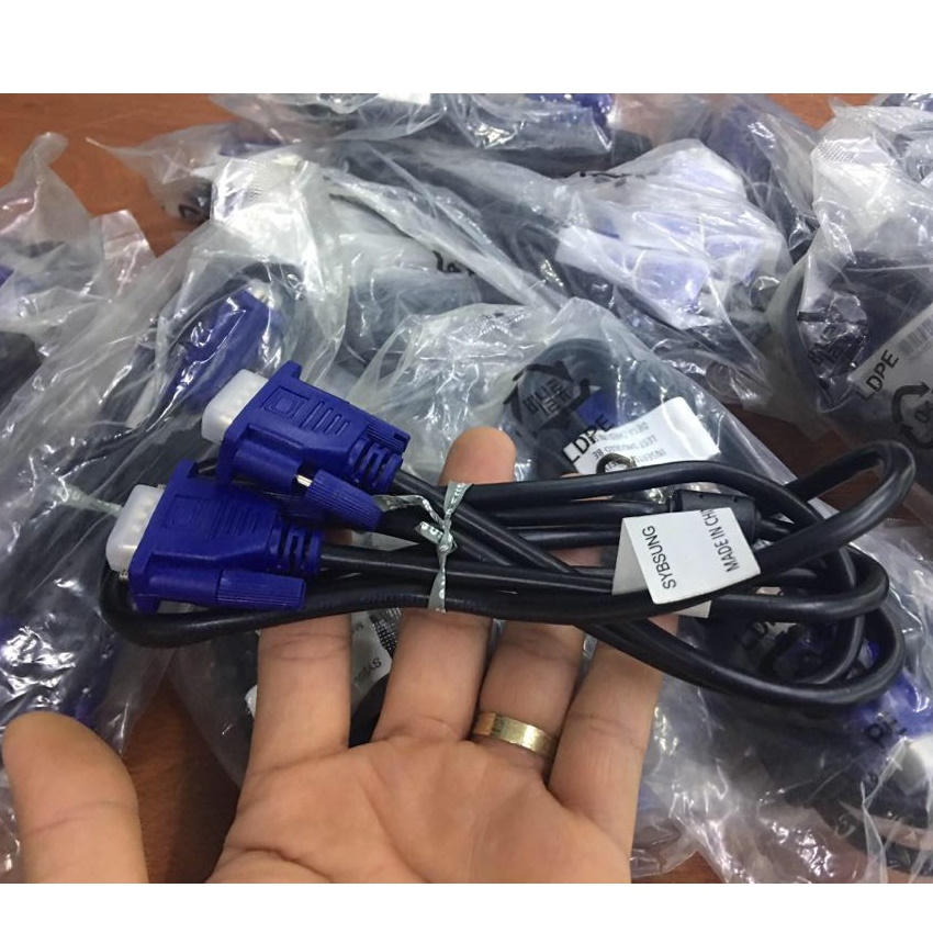 dây vga 1,5m màu đen