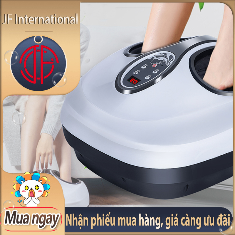 [HCM]Máy massage chân có túi khí JIASHENGDA ấn bóp điểm huyệt chườm nhiệt nóng xoa bóp bàn chân cao cấp
