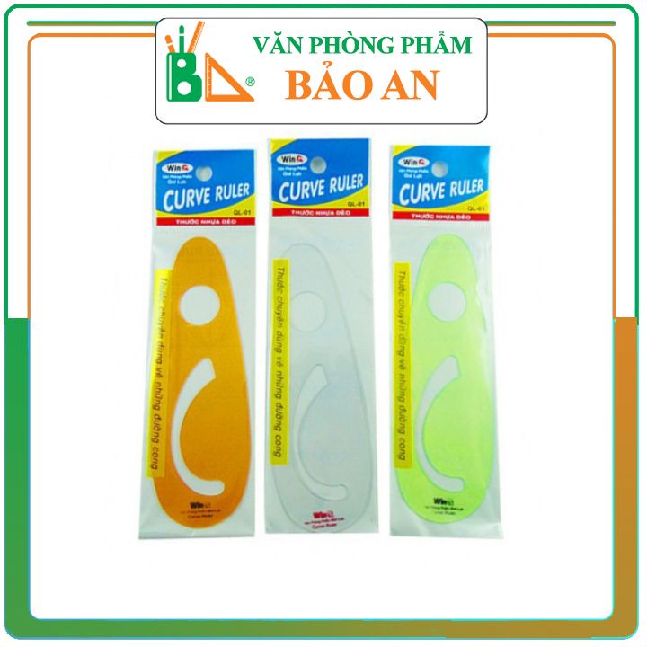 Thước vẽ parabol thước vẽ đường cong ql01