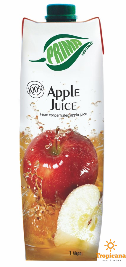 Nước táo 100% Prima - Hộp 1L
