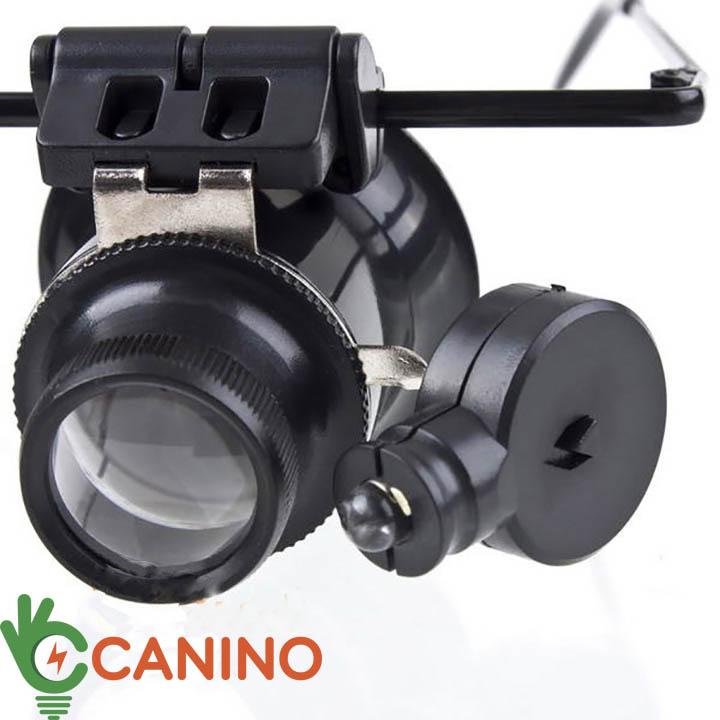 Kính lúp đeo mắt có đèn v1