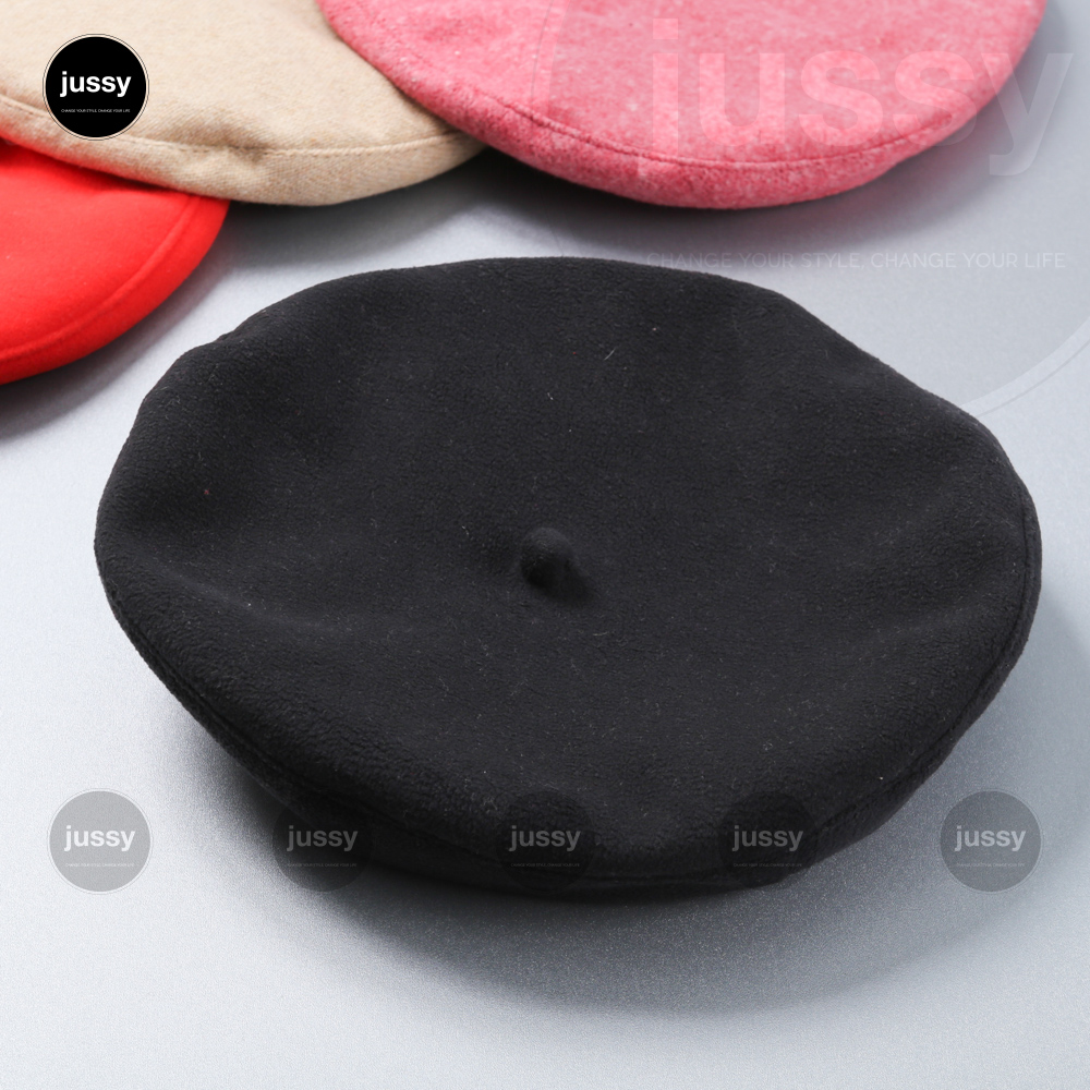 Mũ nồi cao cấp vải Wool, nón beret nữ