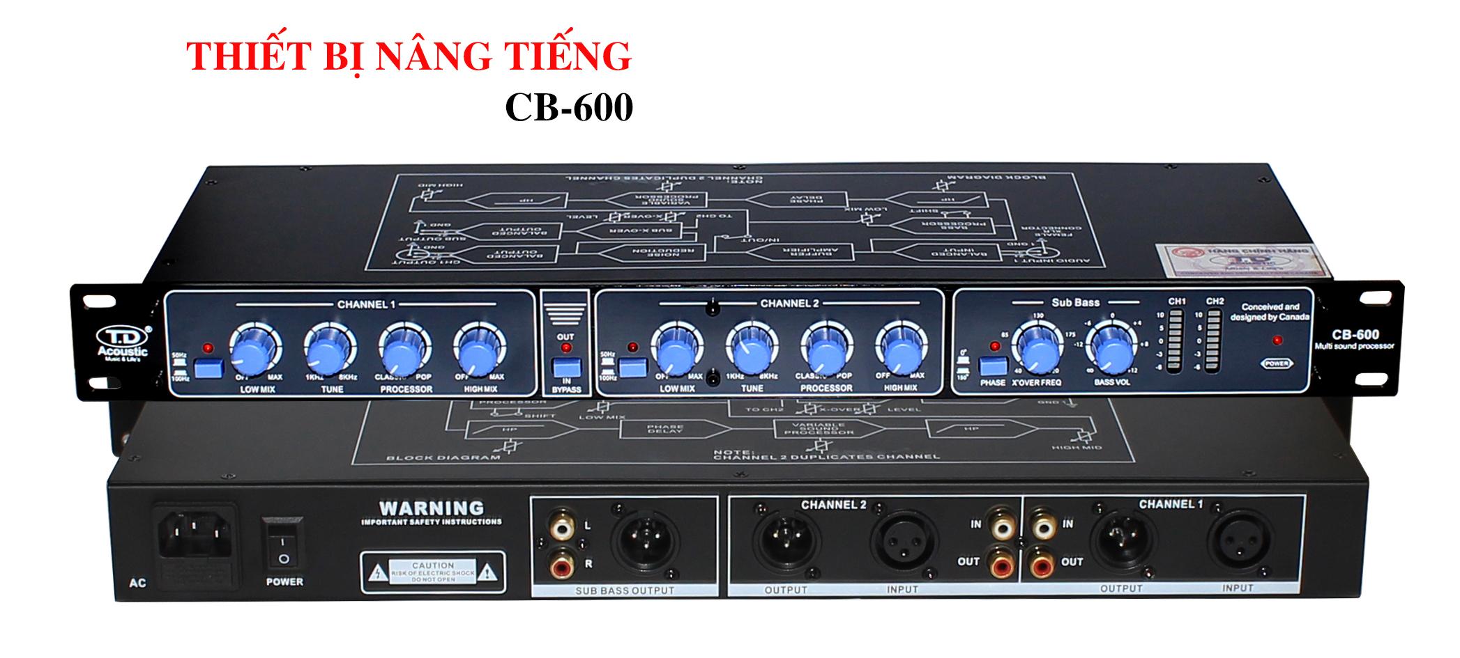 [HCM]Thiết bị nâng tiếng TD Acoustic CB-600