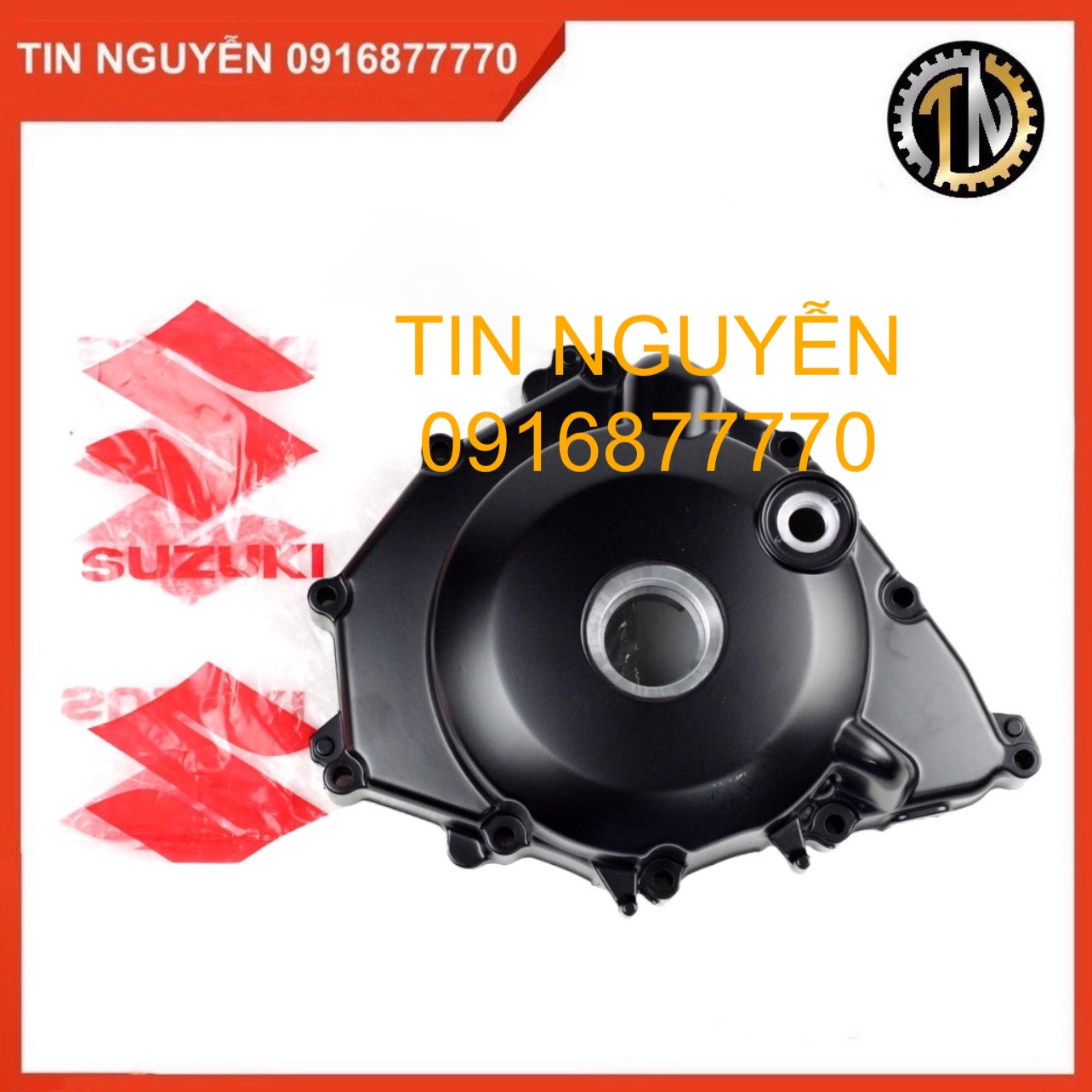 Lốc mâm lửa màu đen Satria/ Raider fi chính hãng Suzuki