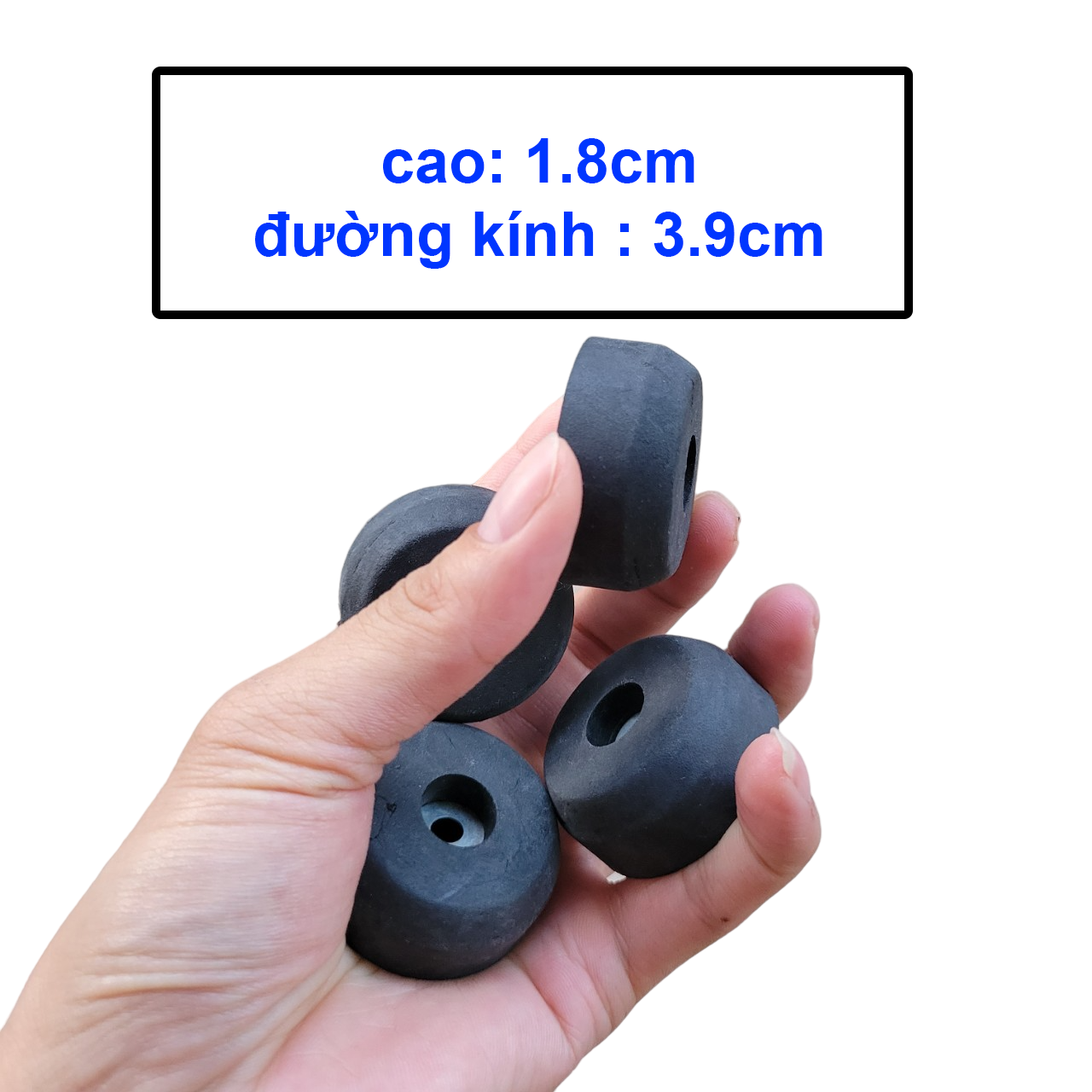 Đế Lót Loa Ampli Cao Su Có Lót Long Đền (1 BỘ 4 CÁI) DCS