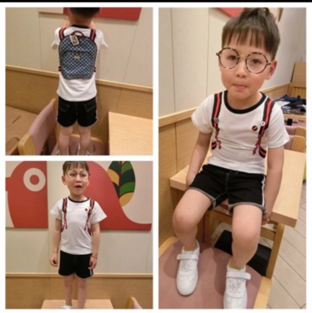ÁO THUN 3D in BA LÔ CHO BÉ SO CUTE