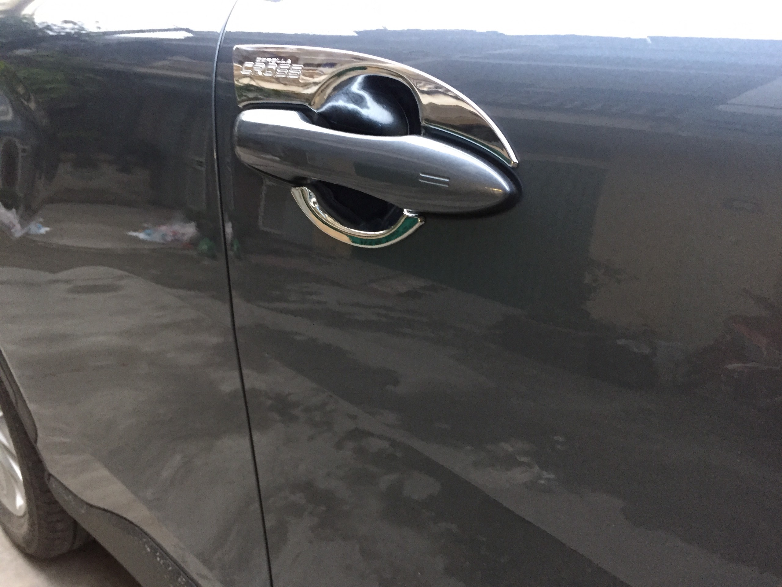 Ốp Trang Trí Tay + Hõm Cửa Xe Toyota Cross 2020 2021 Mạ Crom Cao Cấp, Có Sẵn Keo Dính 2 Mặt, Lắp Đặt Dễ Dàng Tại Nhà