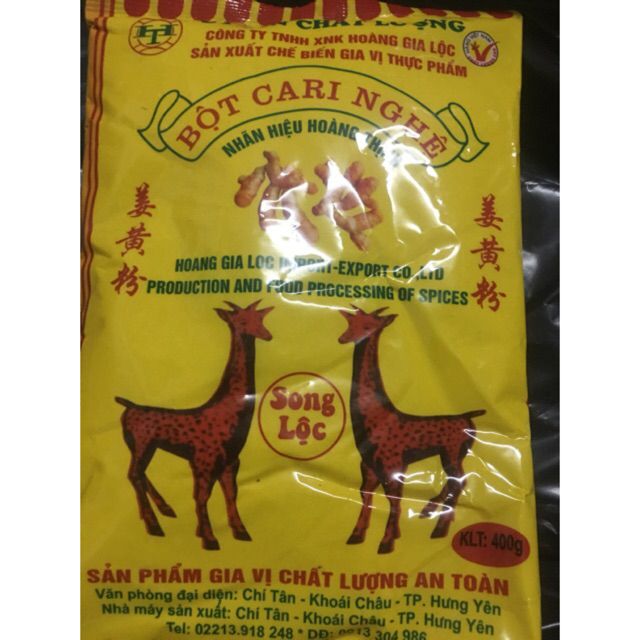 Bột nghệ ca ri gói 500 gr