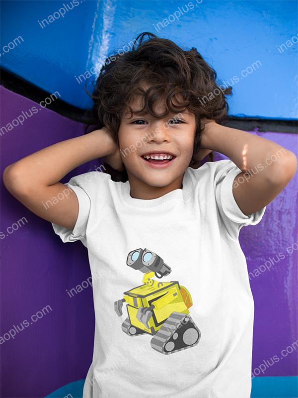 Thời trang bé trai-In áo thun trẻ em-shop áo thun trẻ em-áo thun hình phim hoạt hình Wall-E