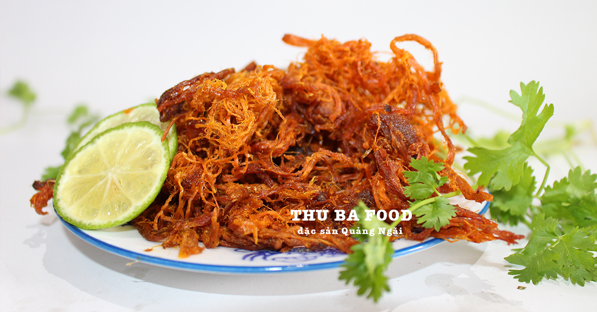 Khô bò Thu Ba 500g dạng sợi, cao cấp