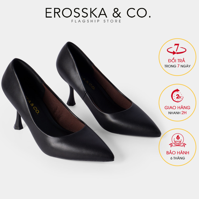 Giày cao gót Erosska thời trang mũi nhọn kiểu dáng cơ bản cao 8cm EP010 (BA) giá rẻ