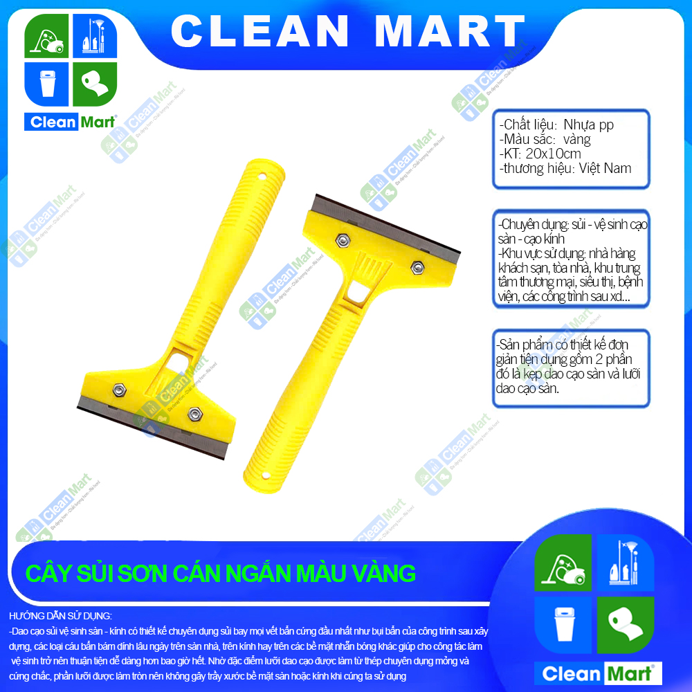 Super Clean Short-Handled Paint Roller, Comfortable Handle - Clean Mart