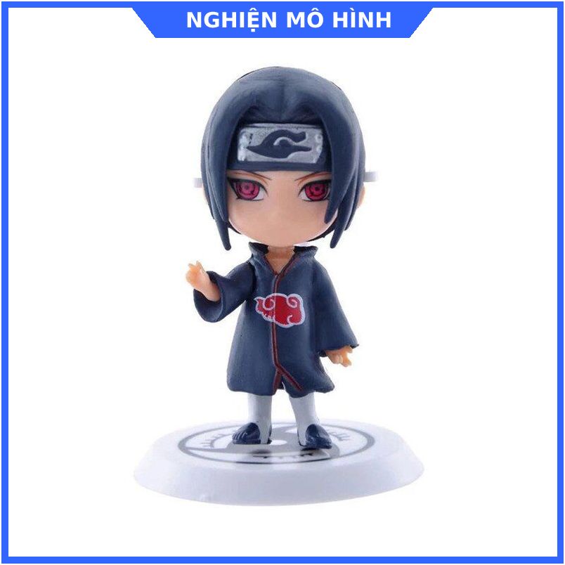 Mô hình nhân vật Naruto chibi Kakashi Sasuke Itachi Gaara Sakura Minato Lee Nara Shikamaru Hinata Boruto Hokage Kiba