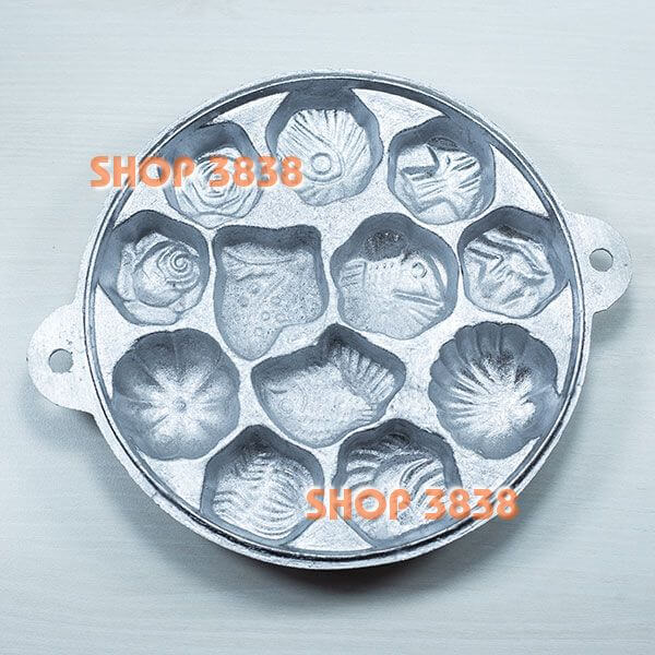 (Lựa Khuôn Lớn, Nhỏ)Khuôn Bánh Bông Lan Nướng 12 Bánh 