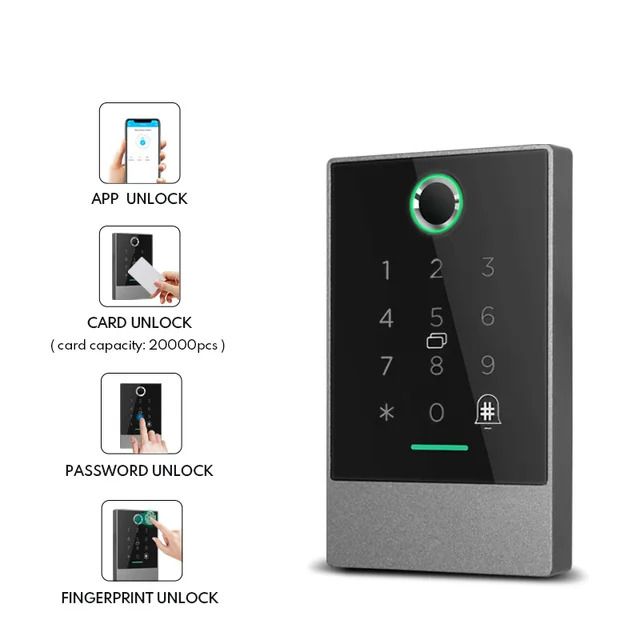 Đầu đọc vân tay quản lý ra vào qua app TTlock K3F