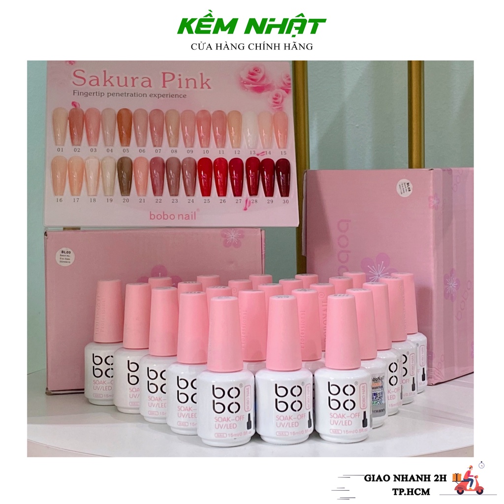 [ Màu 16 -> 30 ] Sơn Thạch Bobo - Set 30 chai chính hãng