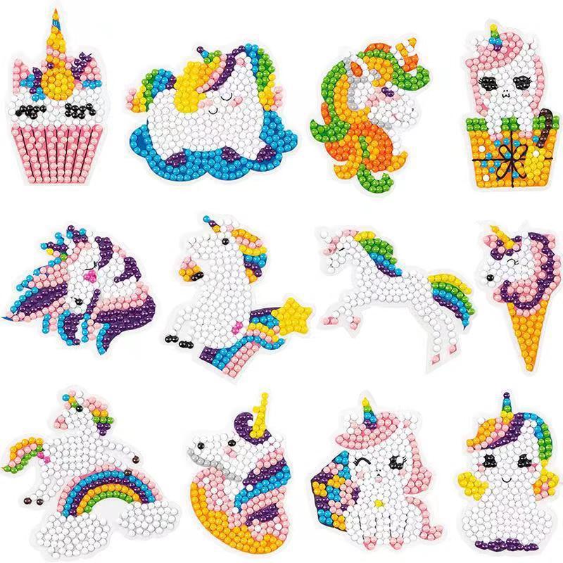 Tranh đính hạt đá sticker 3D mini siêu hạt dẻ cho bé