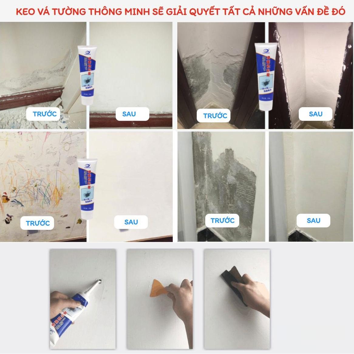 COMBO 3 TUÝP KEO VÁ TƯỜNG TIỆN DỤNG