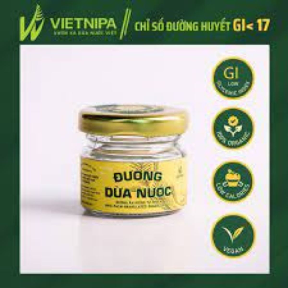 Đường dừa nước - hũ 15g - vietnipa