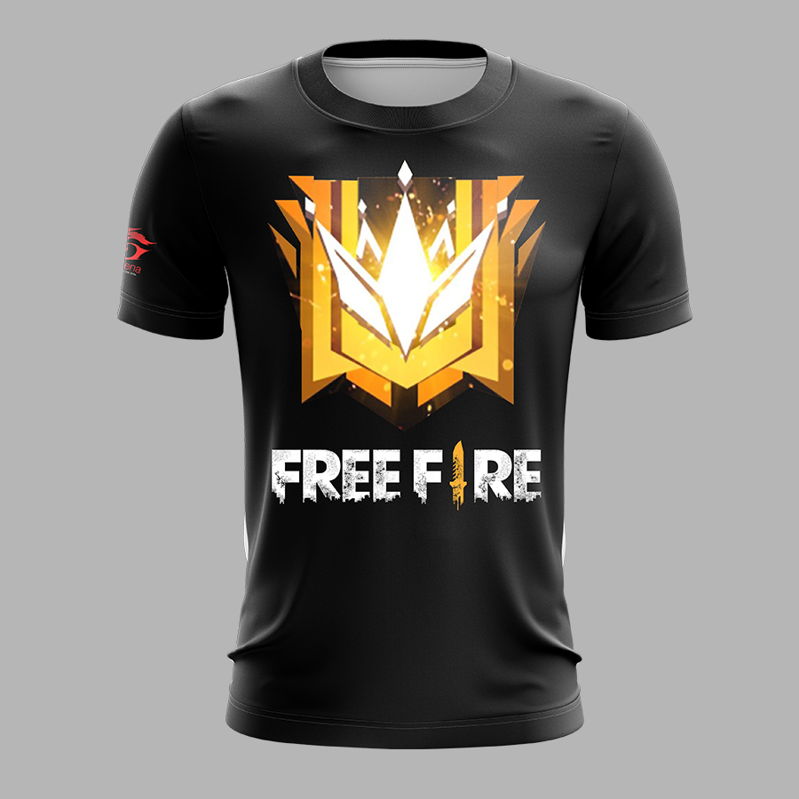 Áo Free Fire Đại Kiện Tướng Đen 3D