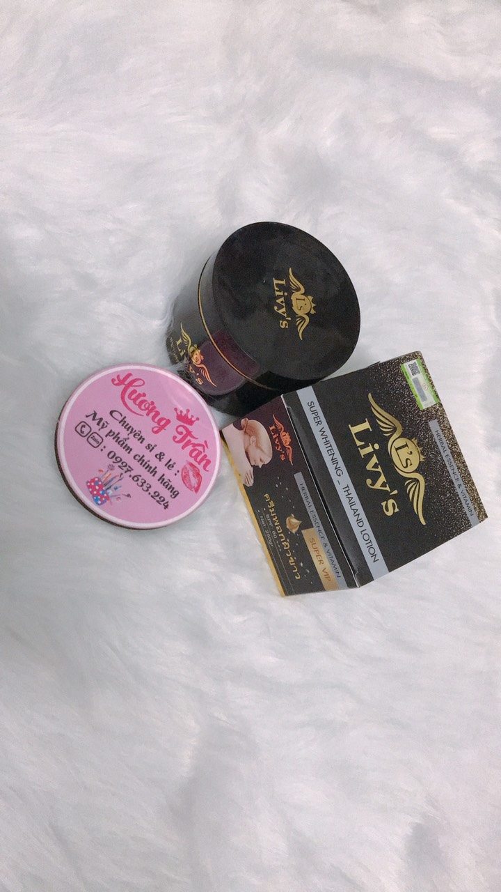 Kem dưỡng trắng da body livy’s hộp đen thái lan.