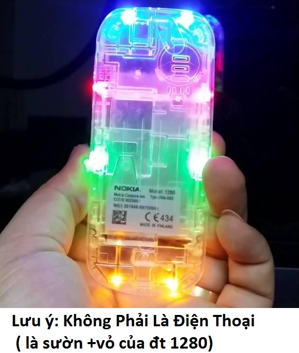Sườn Nokia 1280 Độ Led Kèm Vỏ Trong(Không Phải ĐT)