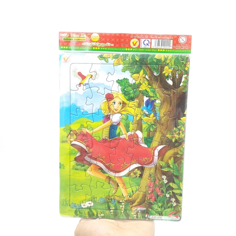 Tranh xếp hình a4 30 mảnh - công chúa 030-104