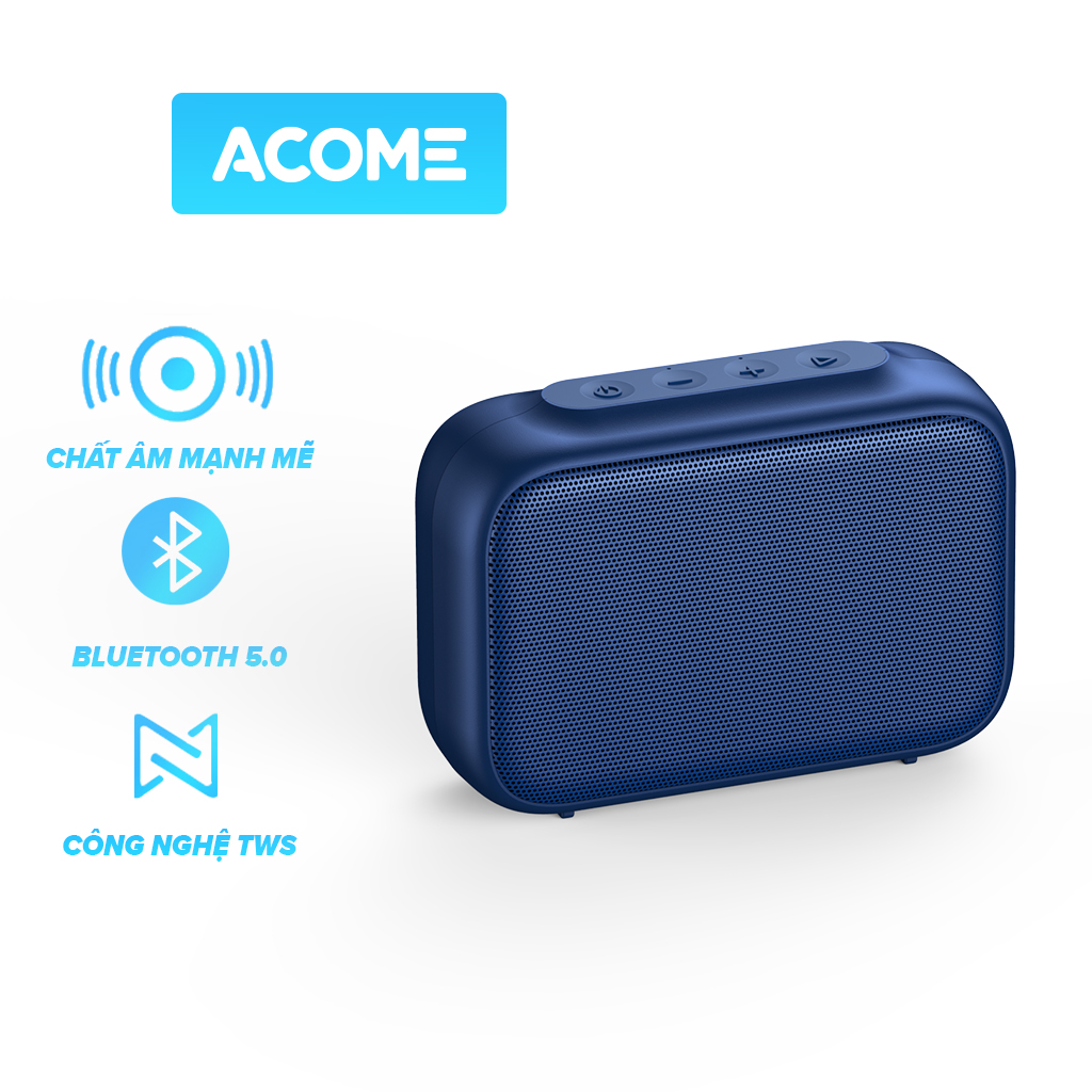 Loa Bluetooth Mini ROBOT RB100/RB110/VIVAN VS1 - Công Suất 5W - Bluetooth 5.0 - 3 Hình Thức Kết Nối - Nghe Nhạc Đến 8H