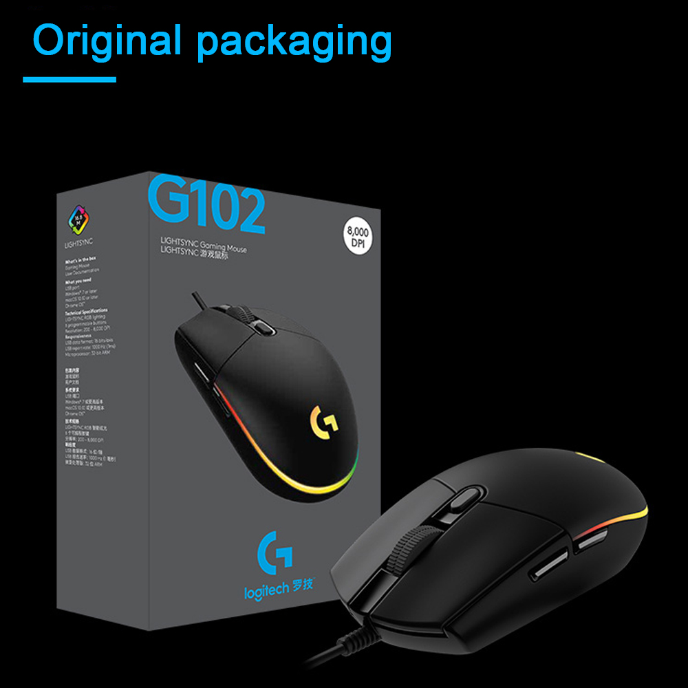 Chuột có dây chơi game Logitech G102