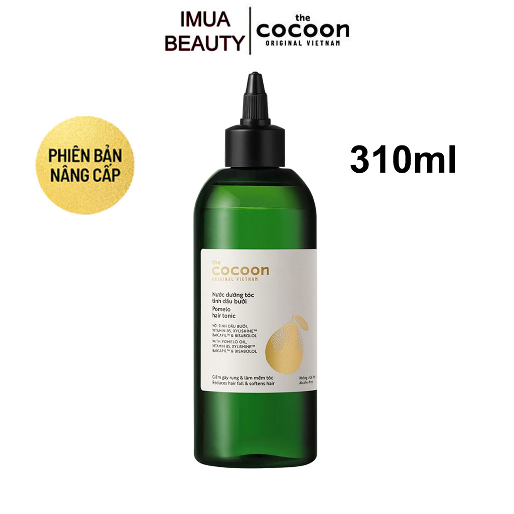 Nước xịt dưỡng tóc tinh dầu vỏ bưởi Cocoon Pomelo hair tonic 140ml giảm rụng tóc bản thường - nâng cấp