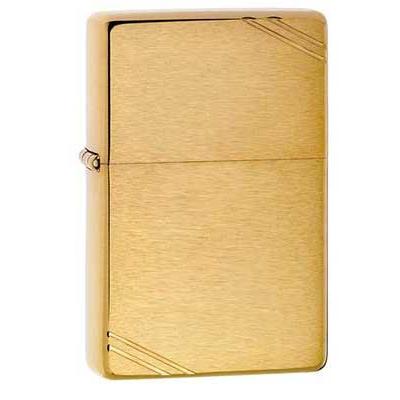 Hộp Quẹt  Zippo 240 - Zippo Vintage Brushed Brass 240